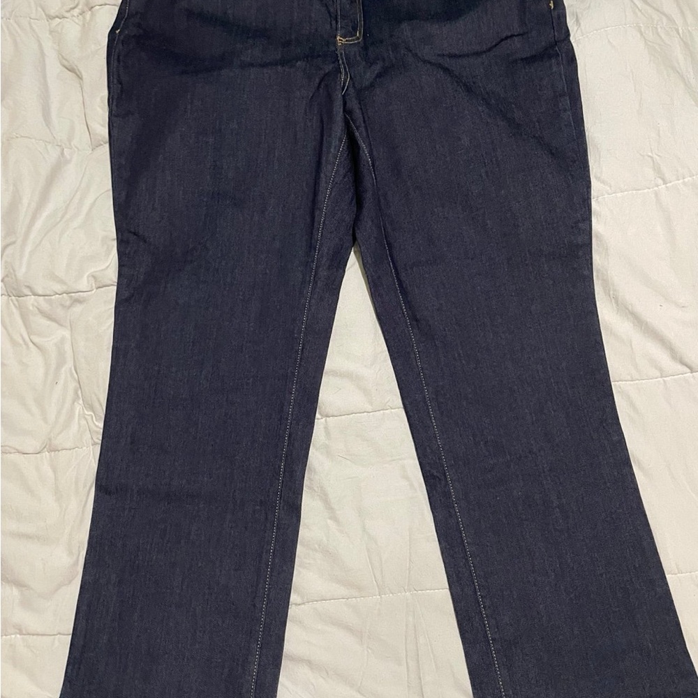 St. John's Bay Women's Dark Blue Flare Jeans